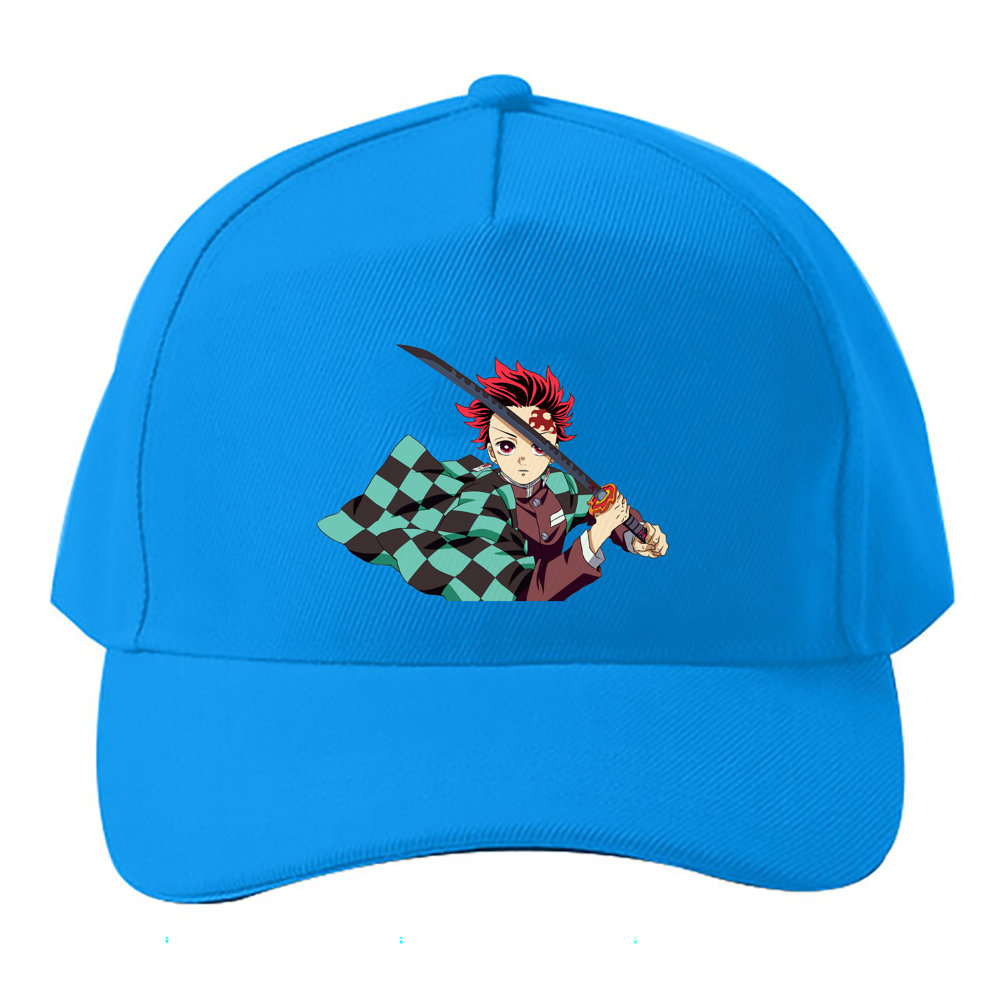 （画像用） 鬼滅の刃 竈門 炭治郎／かまど たんじろう Kamado Tanjirou ベースボールキャップ 綿100％ 男女兼用 帽子 スポーツ